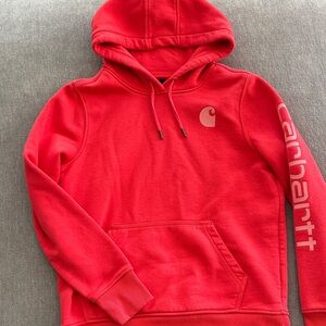 Carhartt Red Hoodie Sweater